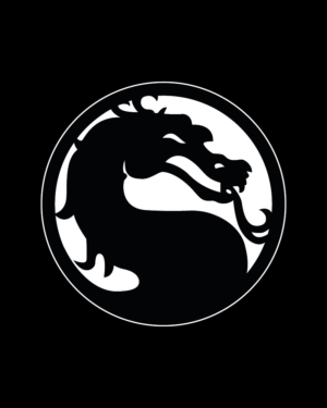 Camiseta de Mortal Kombat Logo Dragon_Detalle