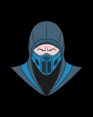 Camiseta de Mortal Kombat Sub-Zero_Detalle