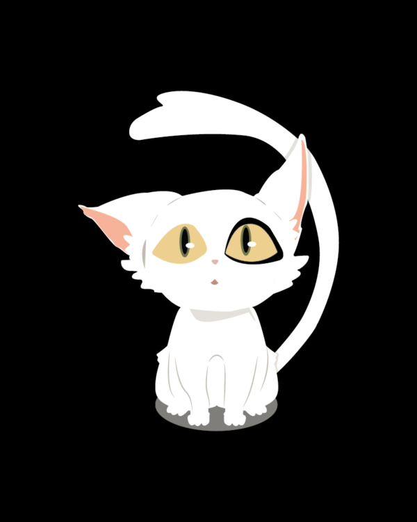 Camiseta de Suzume Gato Blanco Daijin_Detalle